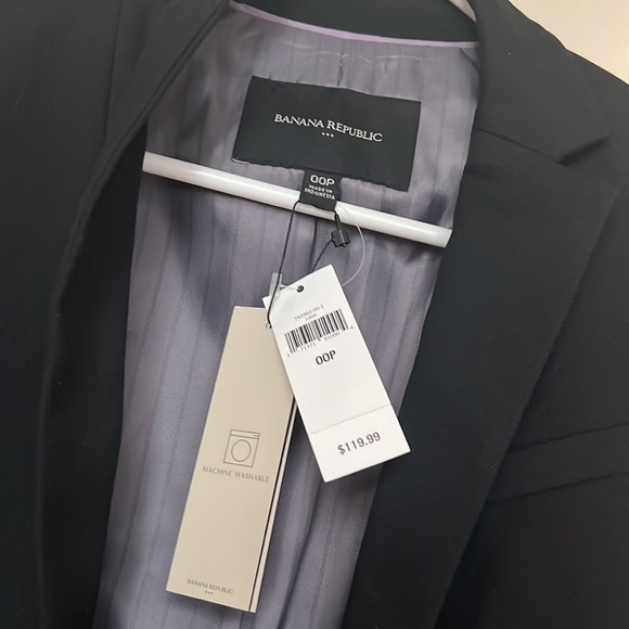 Black suit jacket 00 petite. New,with tags - Picture 4 of 6